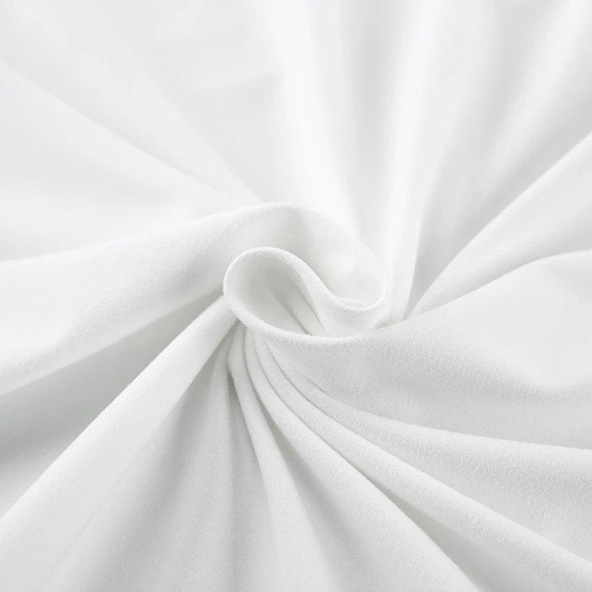 Design Solid White Fabric Swatch Clothing - 30