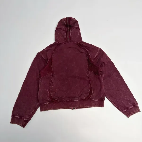 Adidas Originals Distressed Hooded Track Jacket Black Hoodie - 7