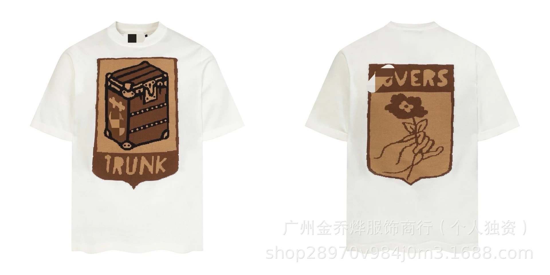 Design Mushroom Print Black T-Shirt - 5