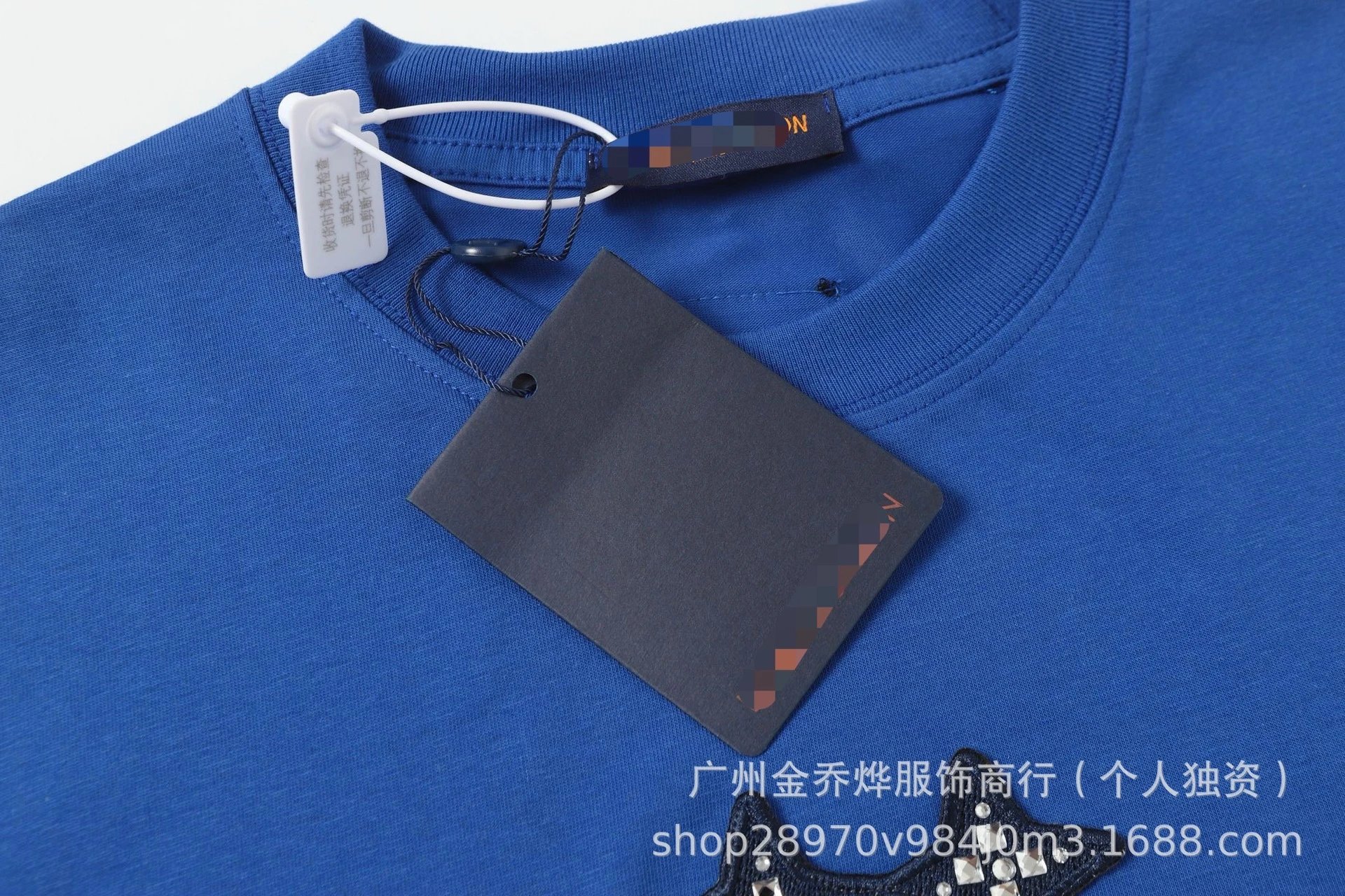 Design Crown Graphic T-Shirt Royal Blue T-Shirt - 11