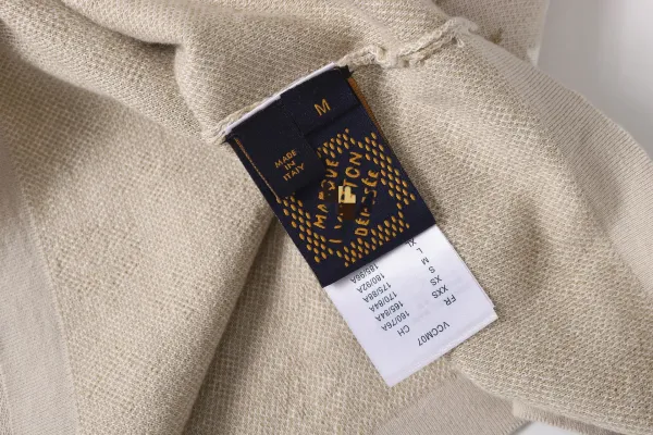 Louis Vuitton Checkerboard Knit T-Shirt White - 7