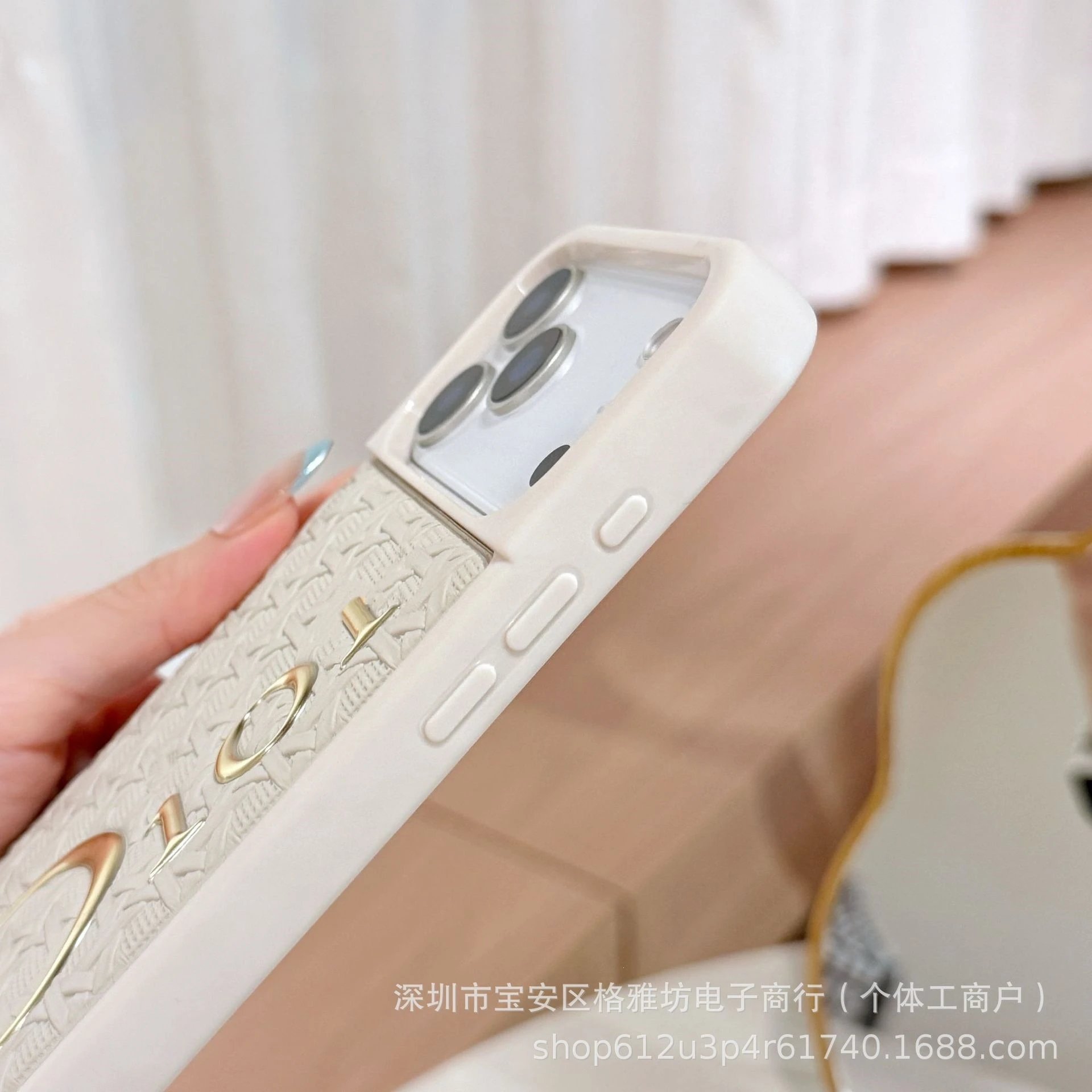 Dior Oblique Logo Phone Case Black - 3