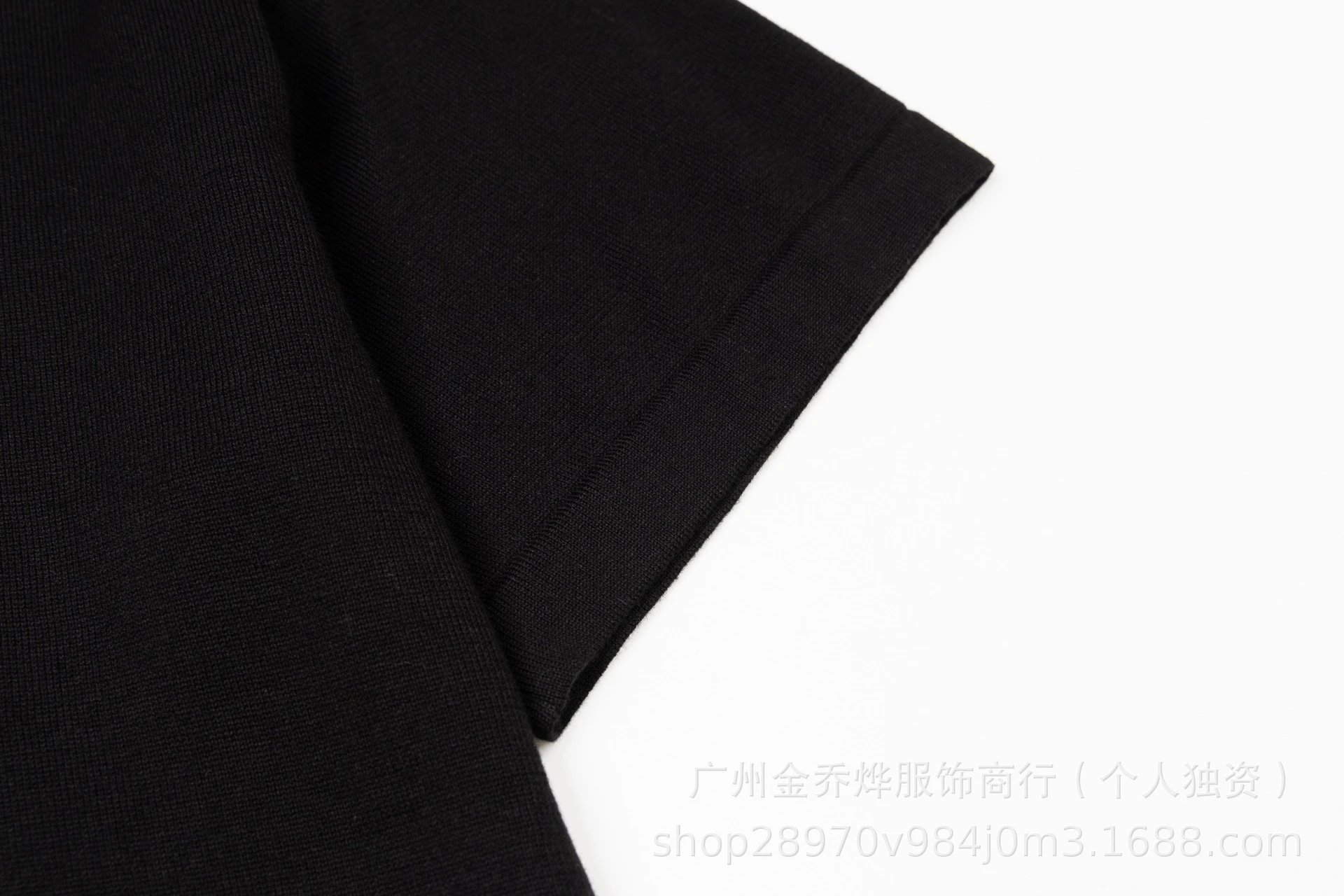 Design Mushroom Print Black T-Shirt - 41