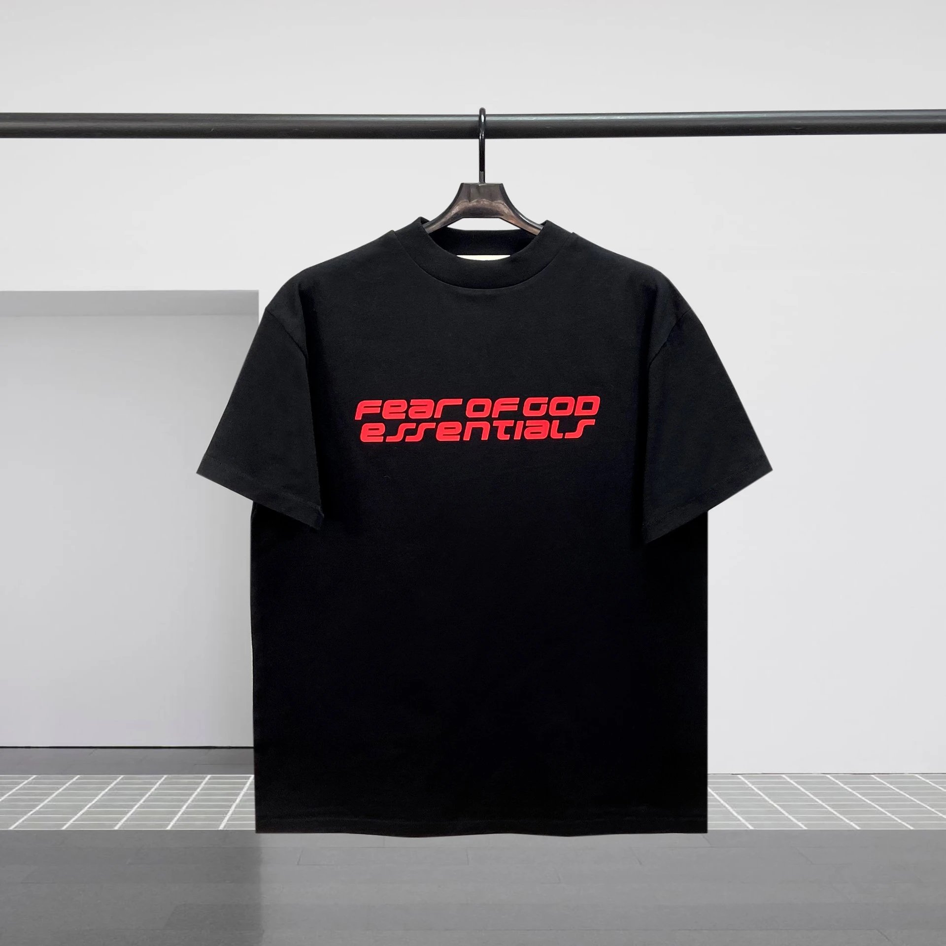 Fear of God Essentials Logo Graphic T-Shirt Gray - 8