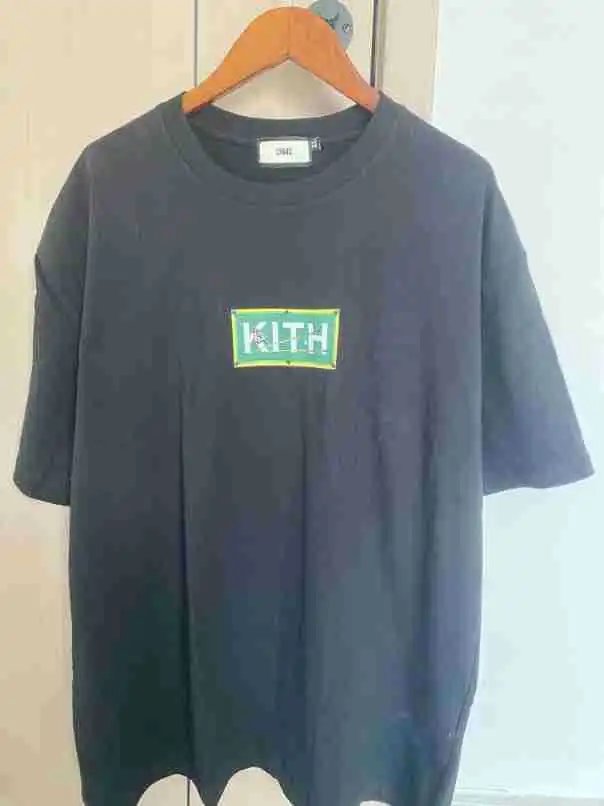 Kith Rainbow Drip T-Shirt Black - 3