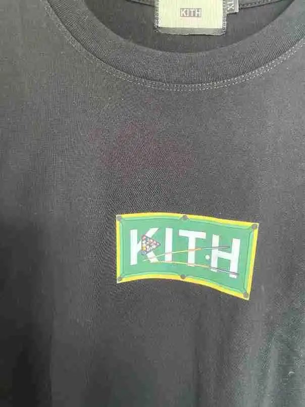 Kith Rainbow Drip T-Shirt Black - 4