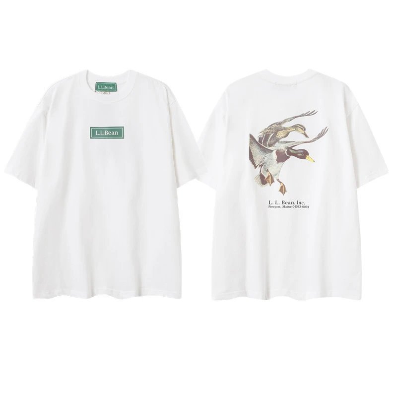 Design L.L.Bean Outdoor Tradition Graphic White T-Shirt T-Shirts - 5