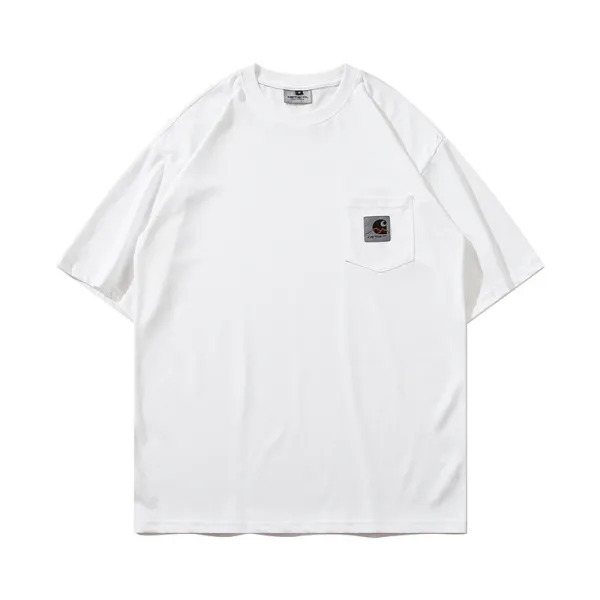 Carhartt Work In Progress Carhartt WIP Arch Logo Navy T-Shirt T-Shirts - 26