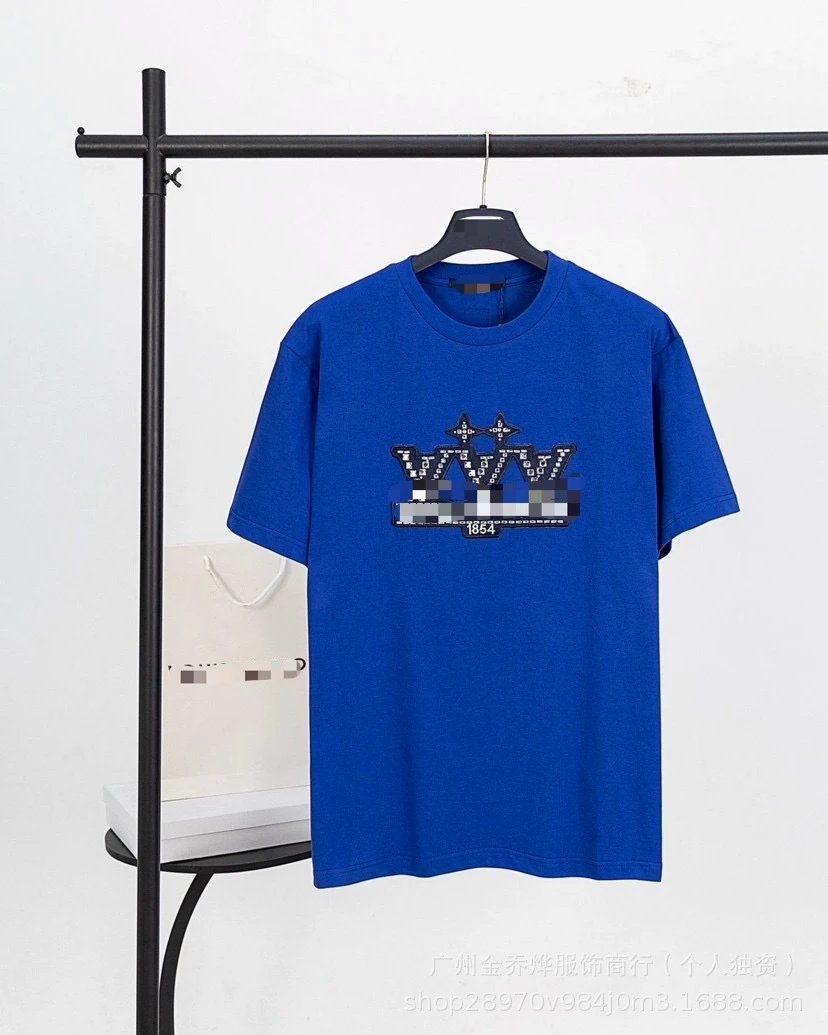 Design Crown Graphic T-Shirt Royal Blue T-Shirt - 6