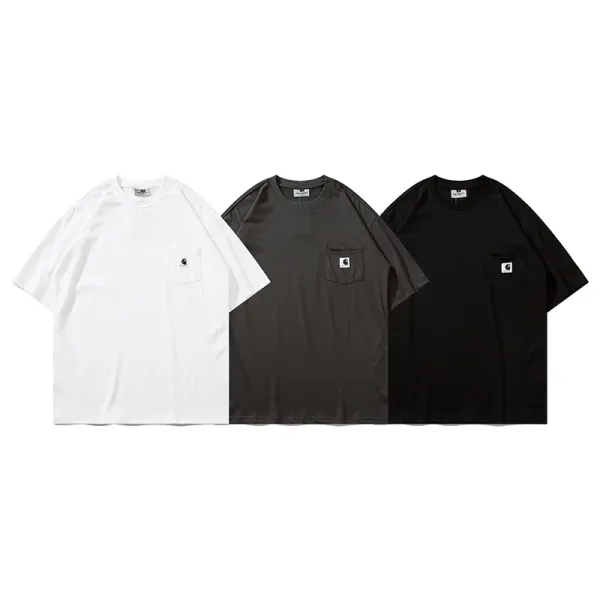 Carhartt Work In Progress Carhartt WIP Arch Logo Navy T-Shirt T-Shirts - 82