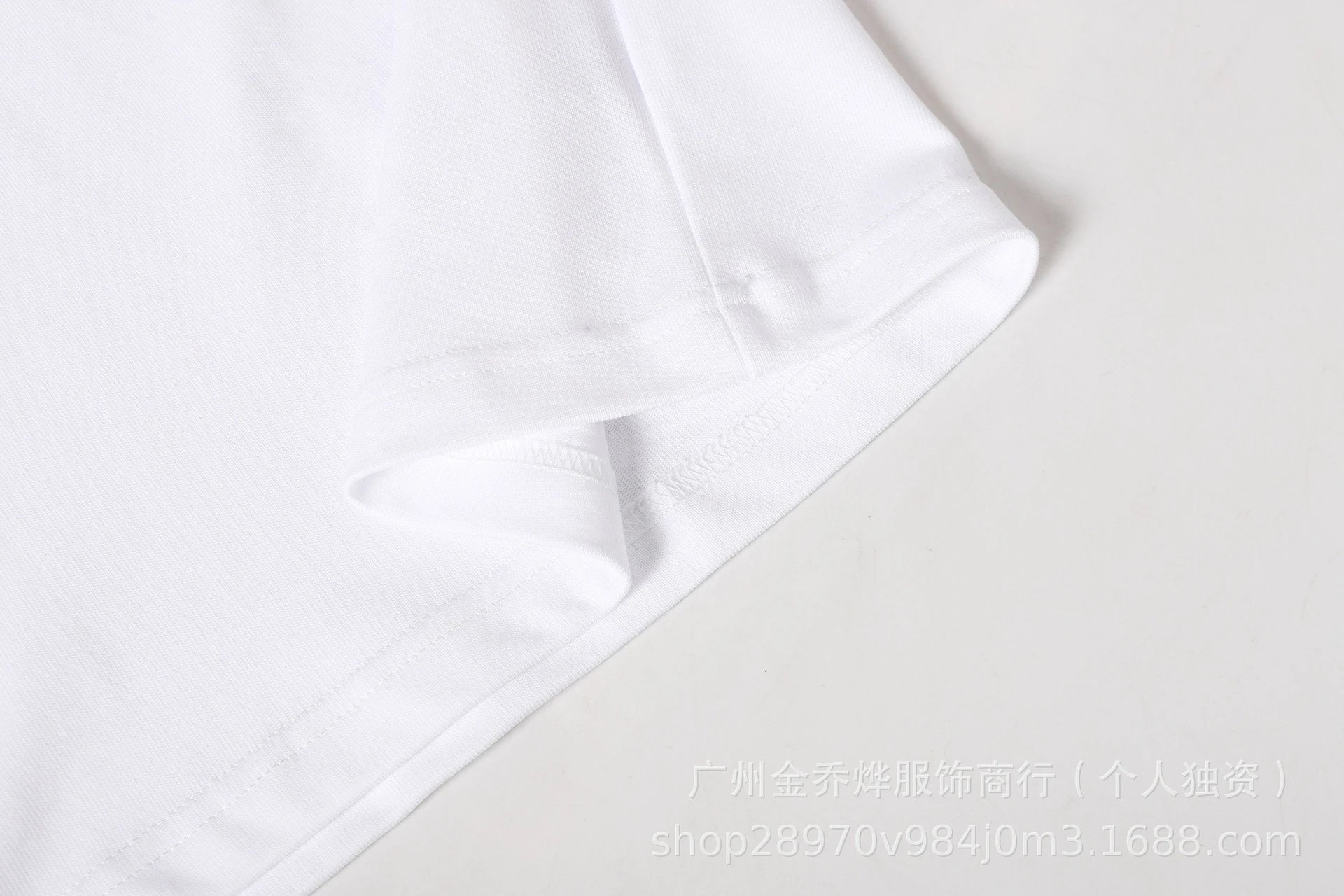 Dior Logo Embroidered White T-Shirt - 35