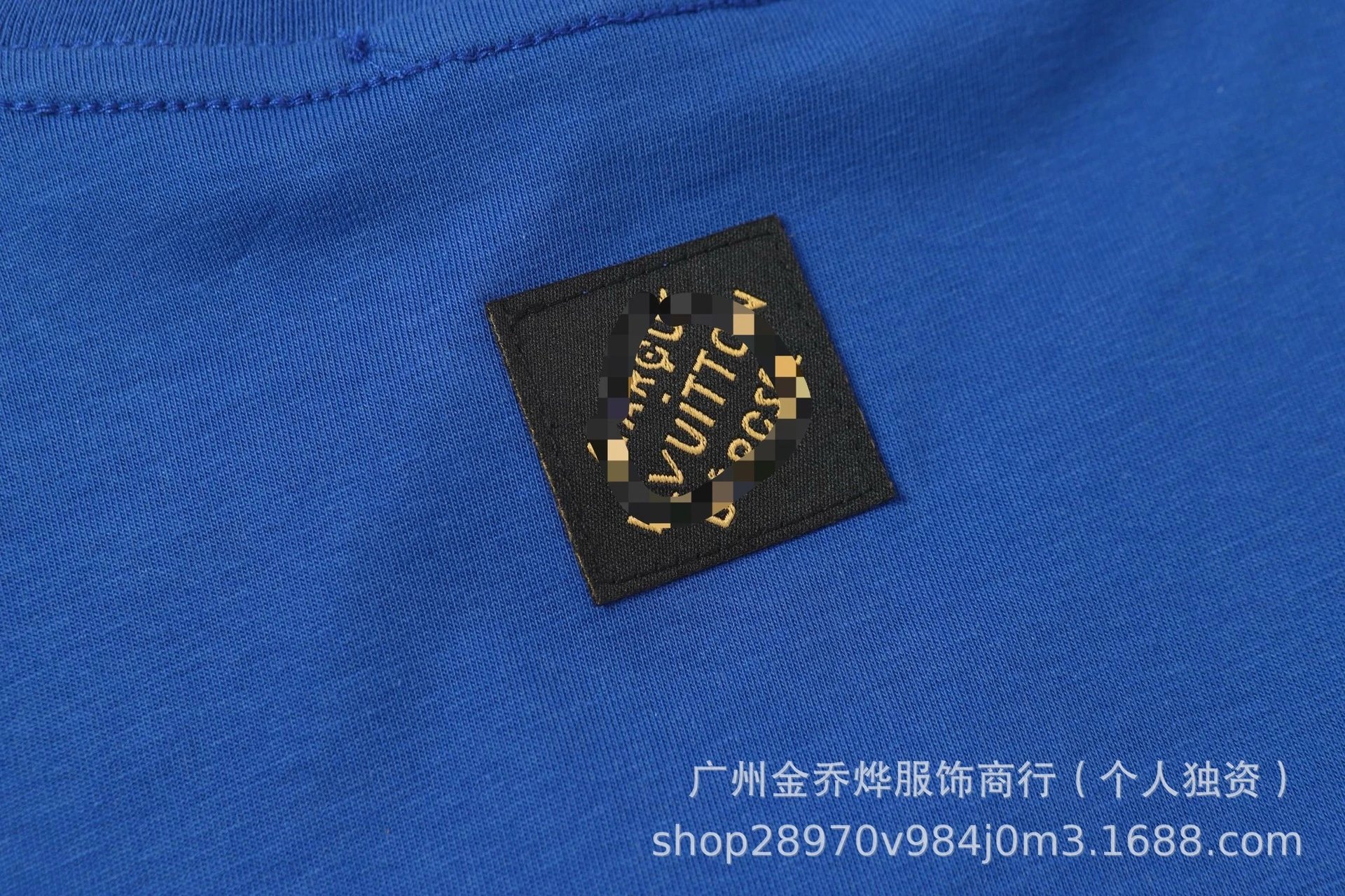 Design Crown Graphic T-Shirt Royal Blue T-Shirt - 18