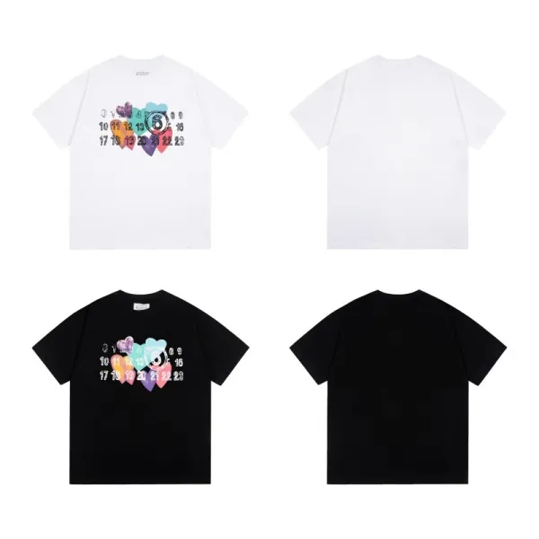 Maison Margiela Handprint Number 6 White T-Shirt - 28