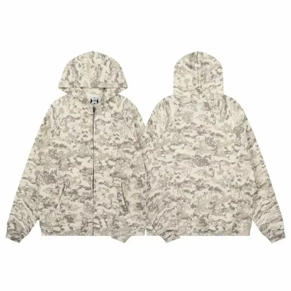 Design Digital Camo Zip-Up Hoodie - 1
