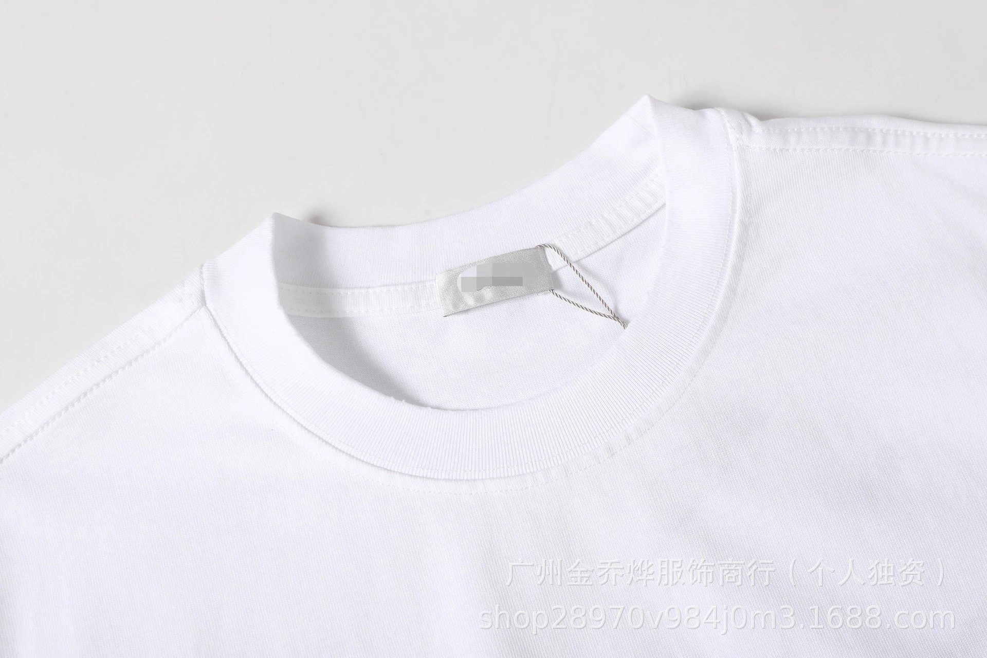 Dior Logo Embroidered White T-Shirt - 9