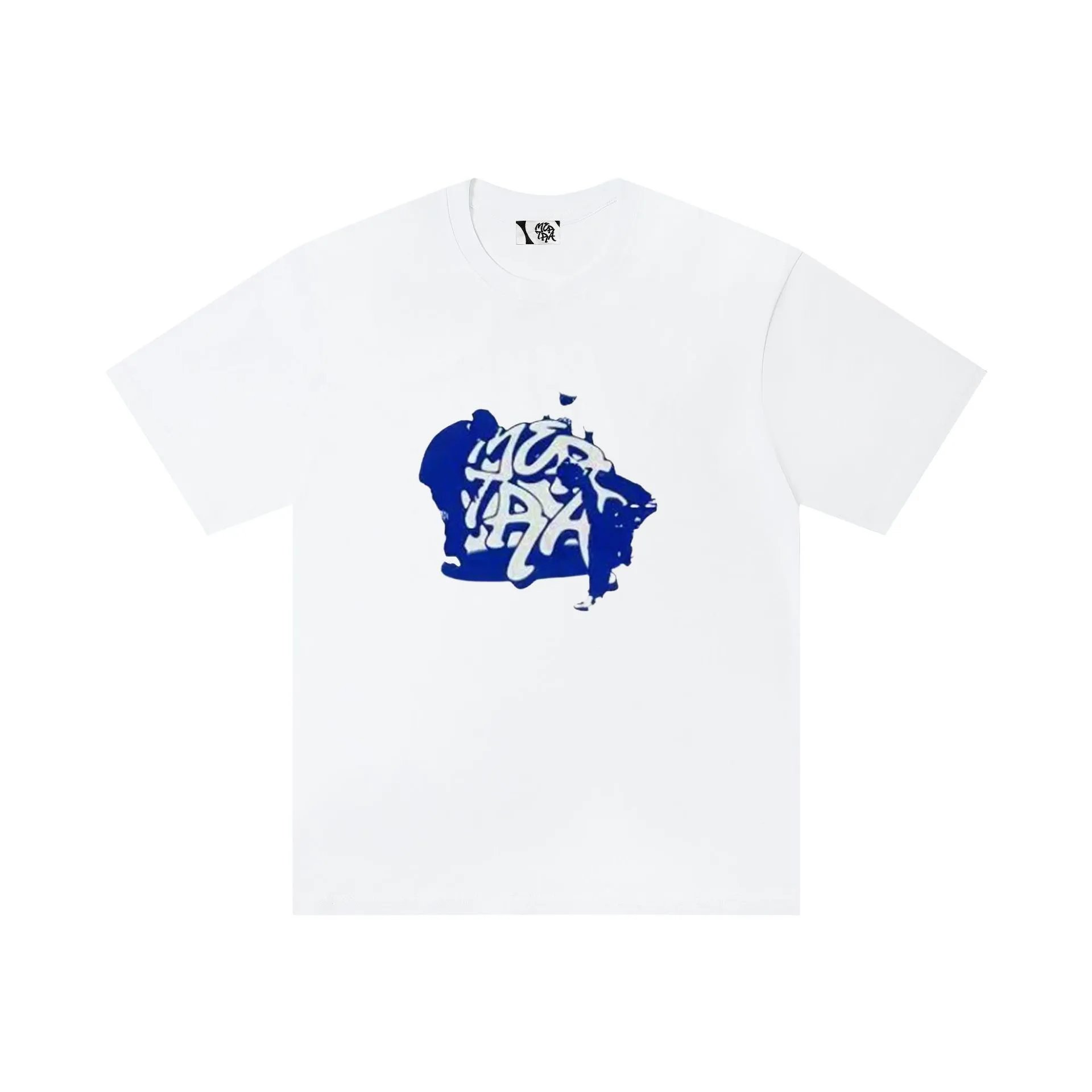 Design Two Characters Graphic Print Black T-Shirt - 7