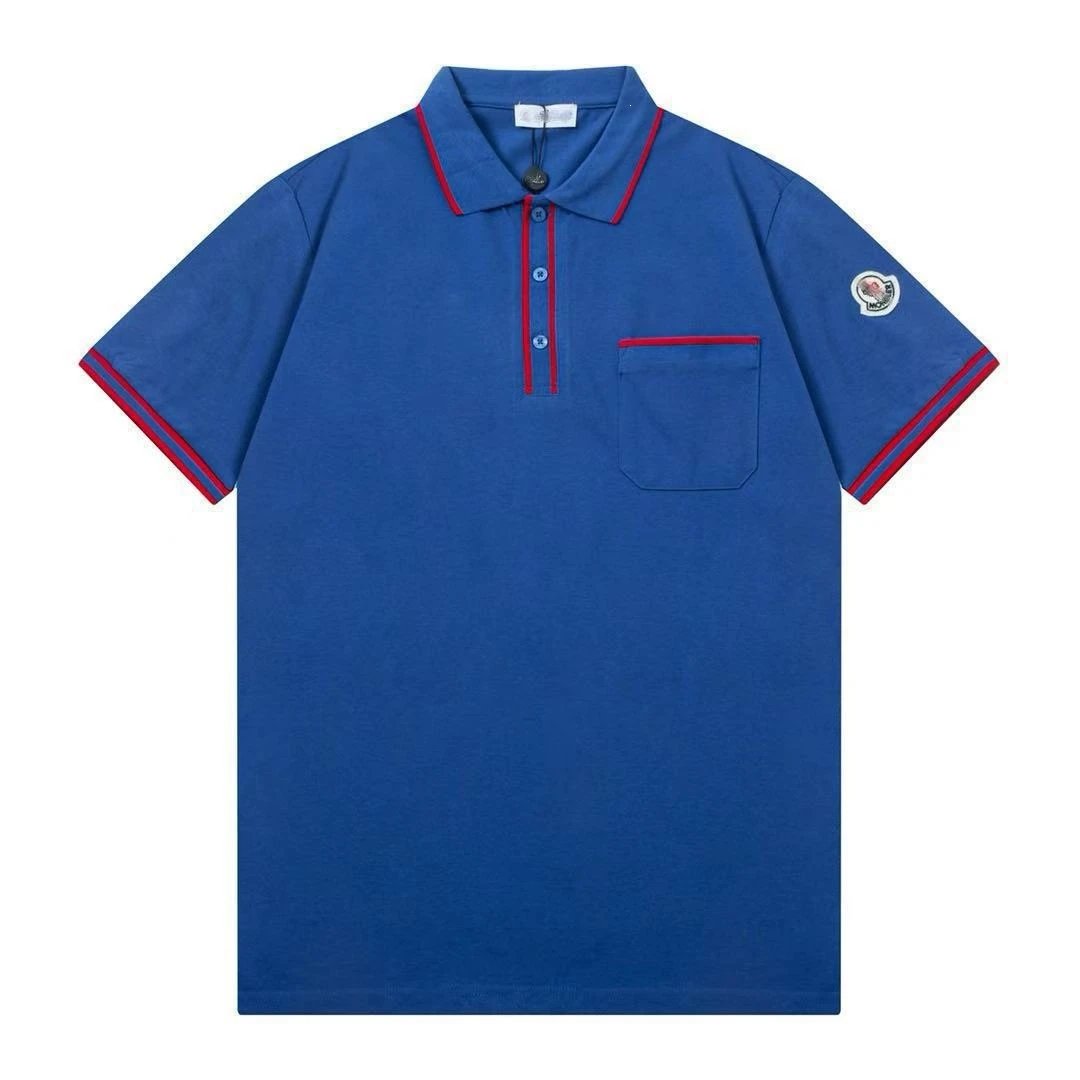 Moncler Polo White with Logo Print Polo Shirt - 9