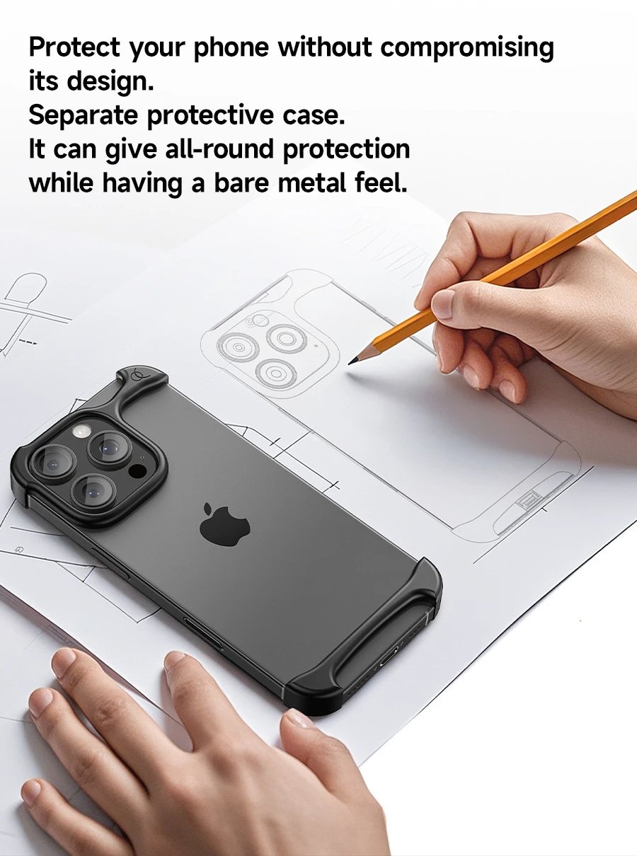 Apple iPhone Pro Max Black Phone Case - 3