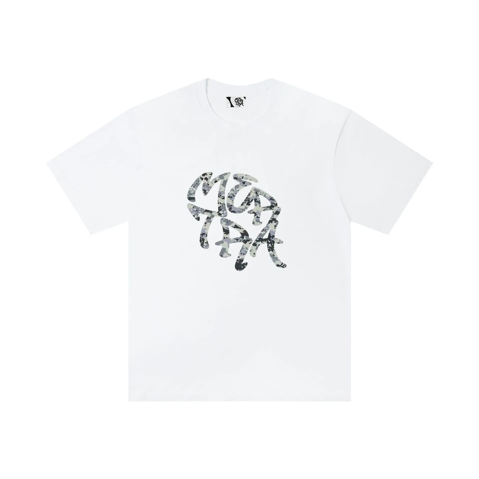 Design Two Characters Graphic Print Black T-Shirt - 30