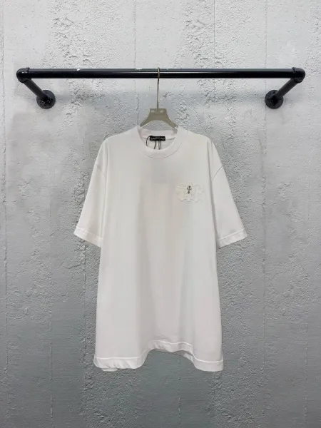 Chrome Hearts Cross Embroidered Black T-Shirt - 11