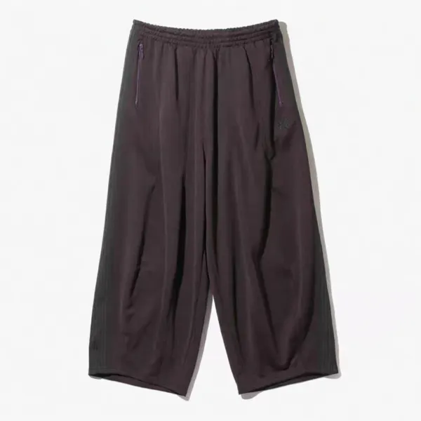 Purple Brand Track Pants Black with Purple Stripes Sweatpants - 14