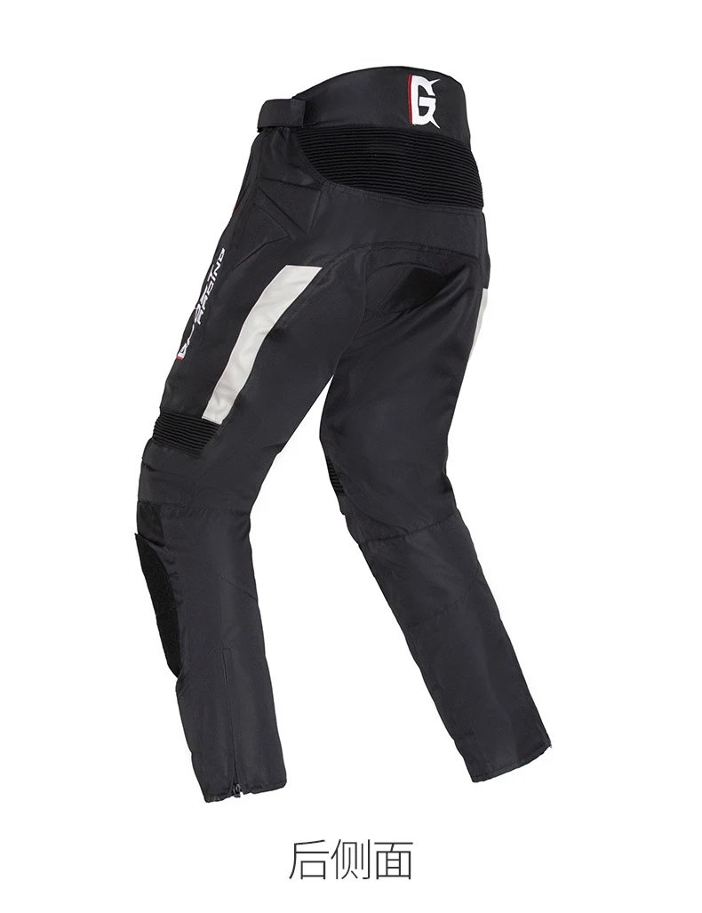 Design Ghost Racing Motorcycle Pants Black with Orange Accents Pants - 43