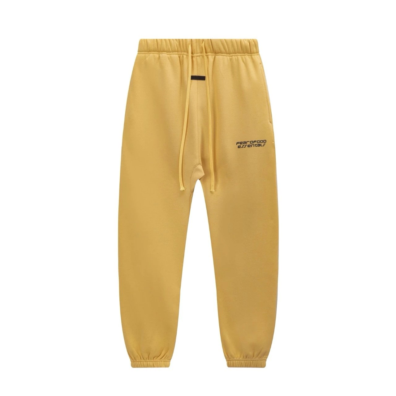Fear of God Essentials Jogger Pants Mustard Yellow Sweatpants - 7