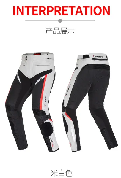 Design Ghost Racing Motorcycle Jacket and Pants Set Gray Black Red Sets - 32