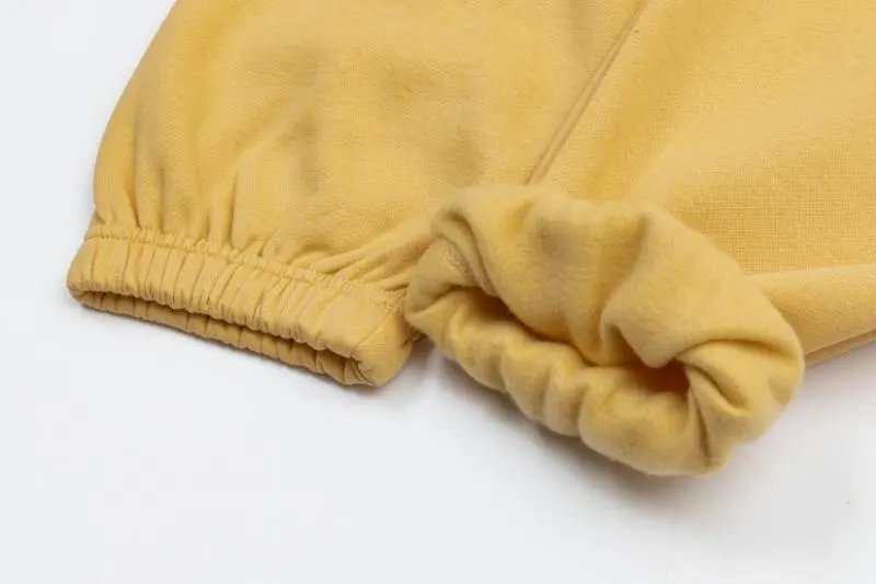 Fear of God Essentials Jogger Pants Mustard Yellow Sweatpants - 15