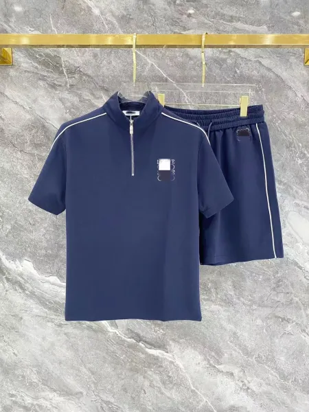 Loewe Half-Zip Sporty Set Navy Blue Casual Set - 1