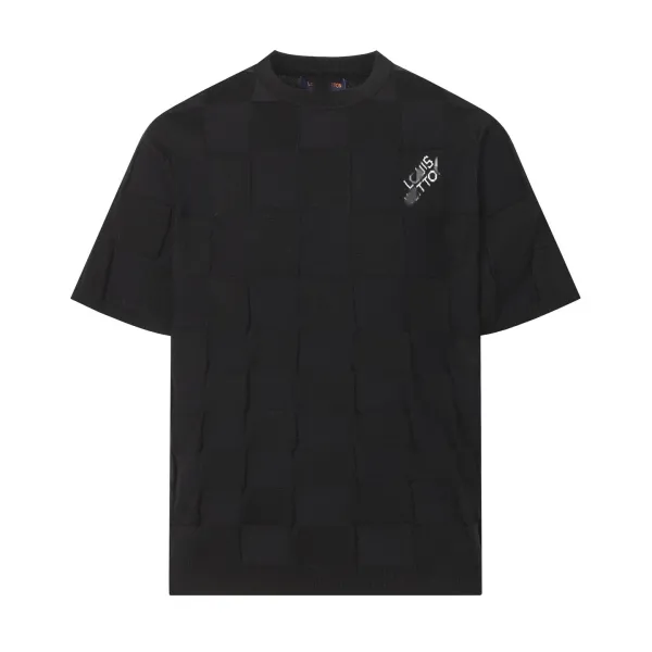 Louis Vuitton Checkerboard Knit T-Shirt White - 13
