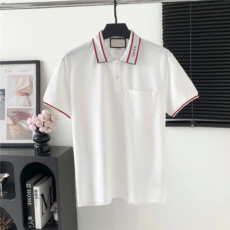 27 G Family Pocket Collar Mini Logo Jacquard