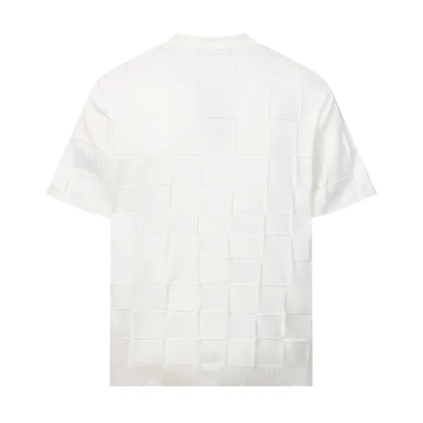 Louis Vuitton Checkerboard Knit T-Shirt White - 16