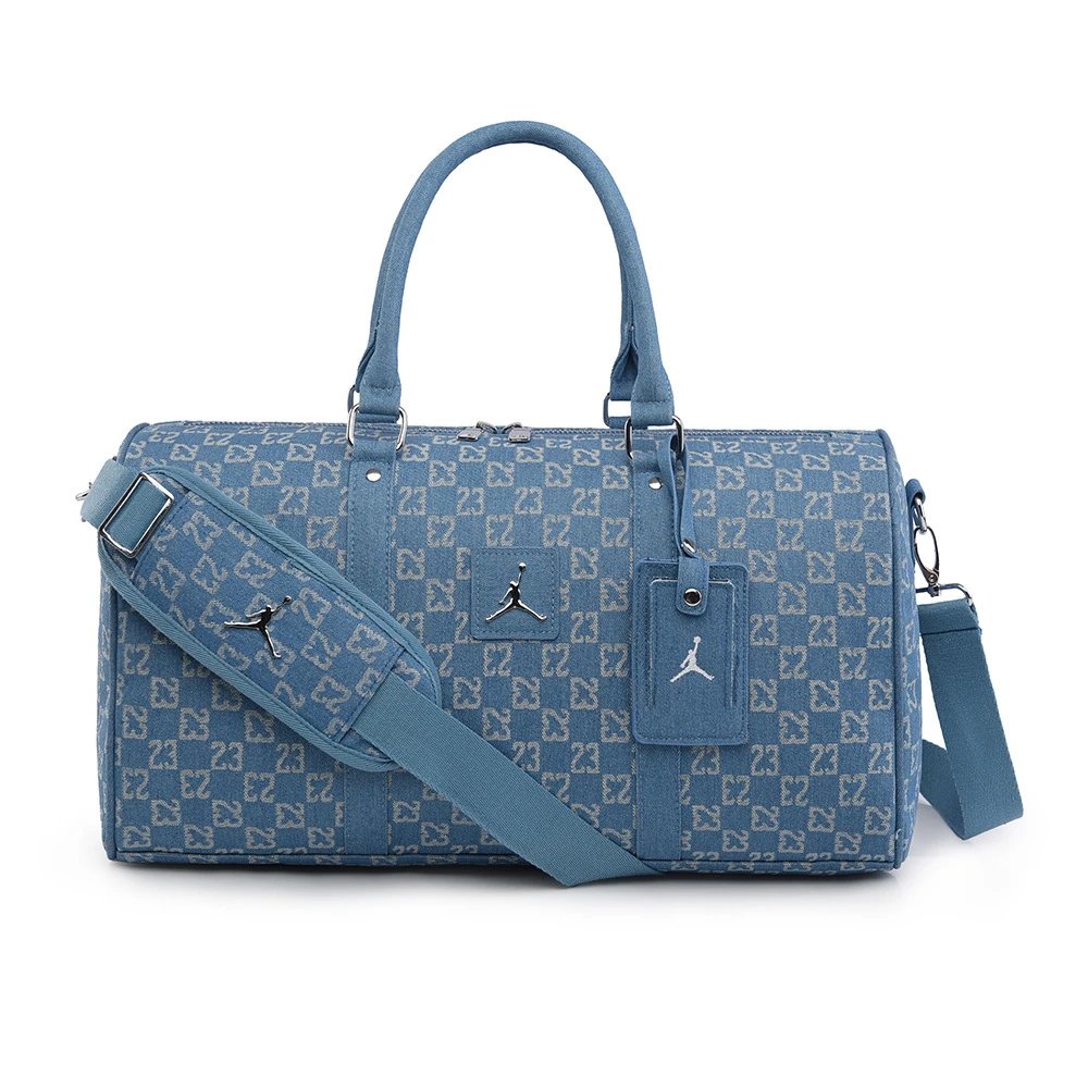 High-Quality Denim Blue with Studded Bottom