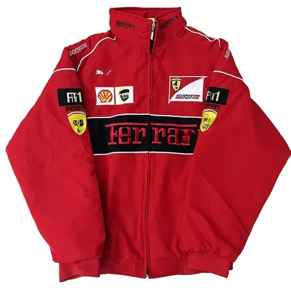 Scuderia Ferrari F1 Team Windbreaker Red Jacket Outerwear - 1