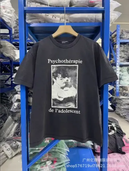 Design Psychothérapie de l'Adolescent Graphic T-Shirt Black - 1