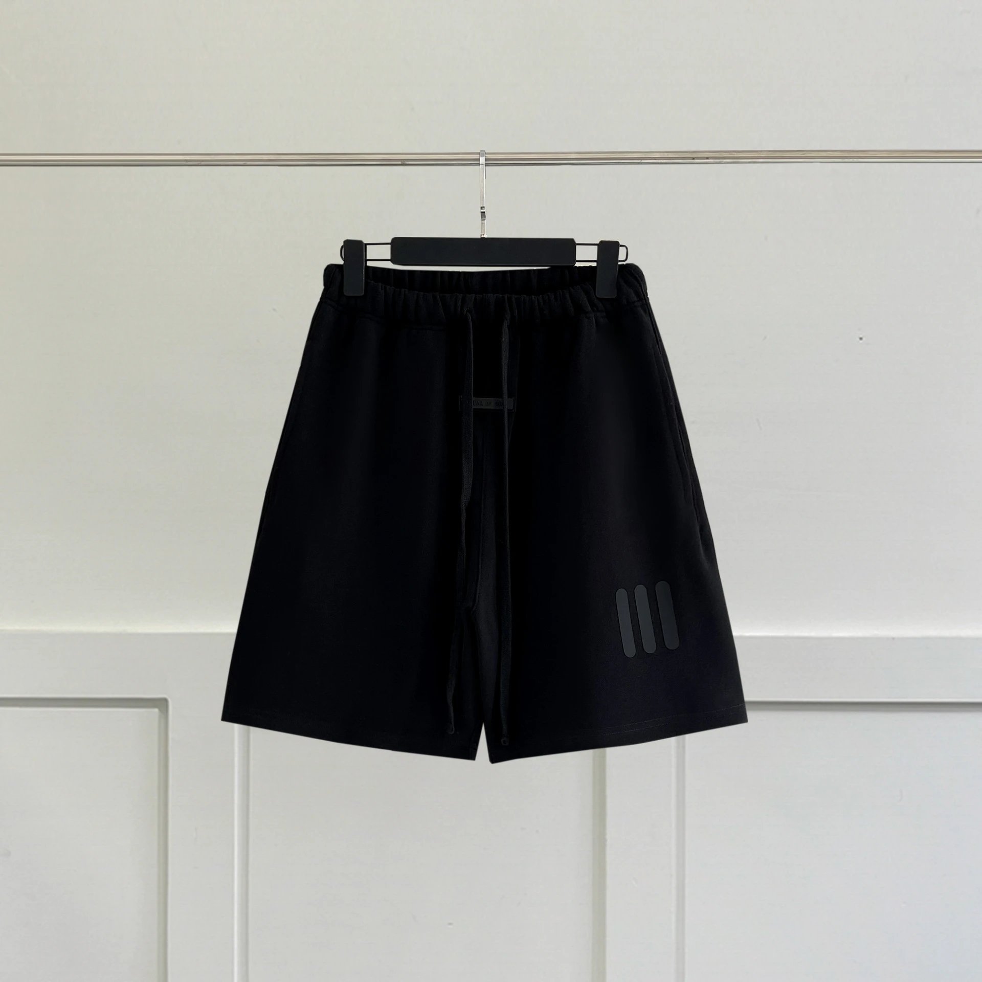 Fear of God Essentials Three-Stripe Shorts Gray - 29