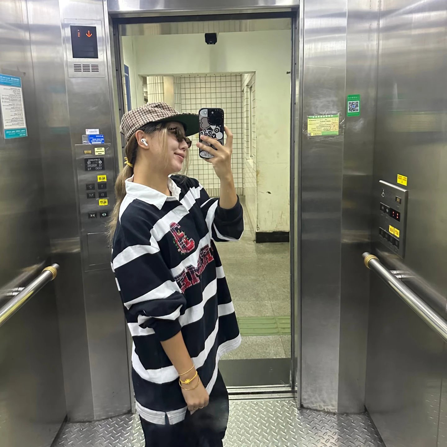 Supreme Striped Rugby Polo Pink Yellow Polo Shirt - 8