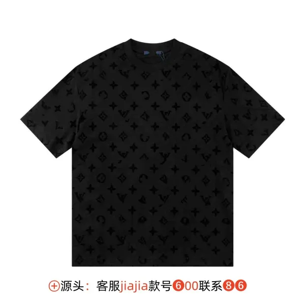 Louis Vuitton Monogram All-Over Black T-Shirt - 1