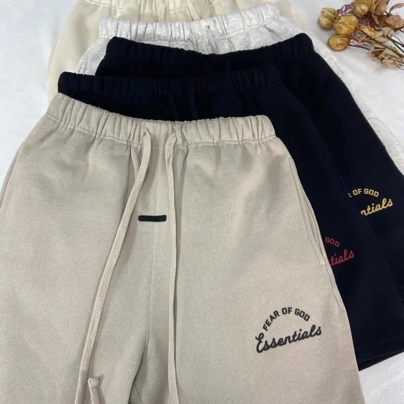 Fear of God Essentials Relaxed Fit Heather Gray Sweat Shorts - 10