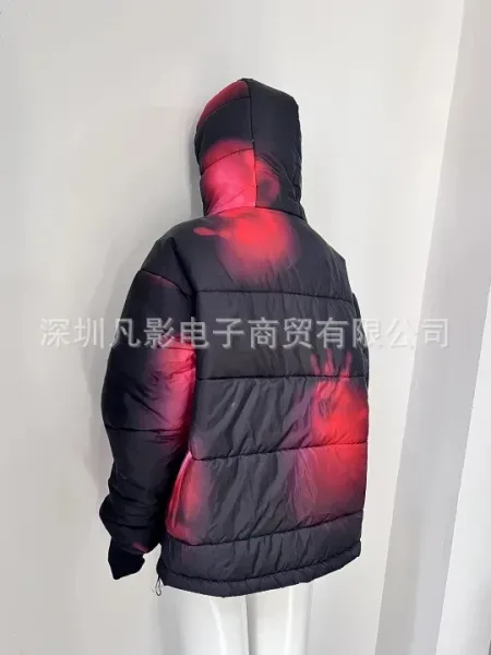 Design PLAYS Club St. Basil's Cathedral Print Black Down Jacket - 13