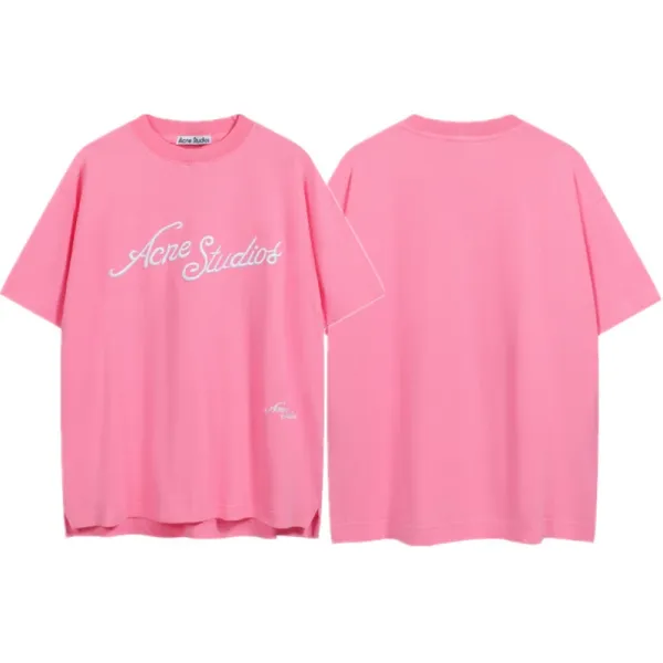 Acne Studios Stockholm 1996 Distressed Pink T-Shirt - 36