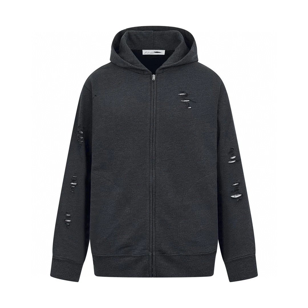 Acne Studios Logo Hoodie Dark Gray - 7