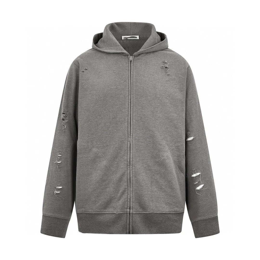 Acne Studios Logo Hoodie Dark Gray - 13