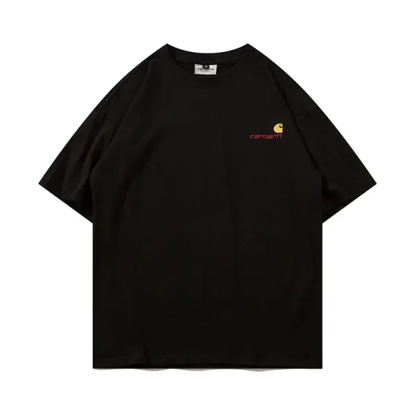 Carhartt Work In Progress Carhartt WIP Arch Logo Navy T-Shirt T-Shirts - 62
