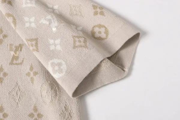 Louis Vuitton Checkerboard Knit T-Shirt White - 6