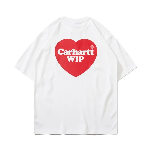Carhartt Work In Progress Carhartt WIP Arch Logo Navy T-Shirt T-Shirts - 93