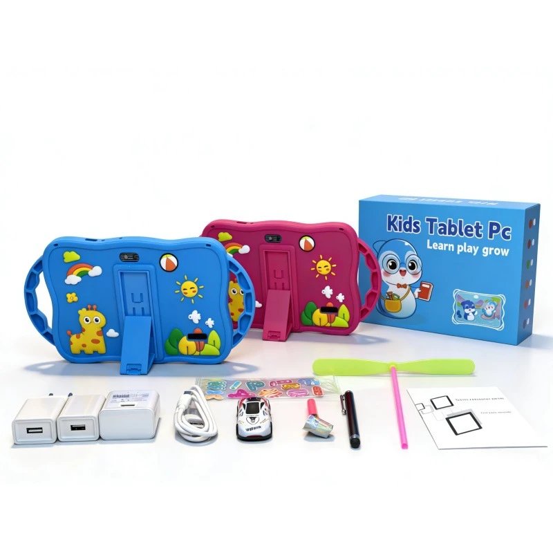 Design Kids Tablet Case with 3D Animal Motifs Pink Phone Accessories - 14