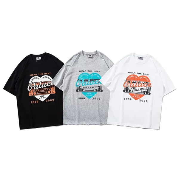 Carhartt Work In Progress Carhartt WIP Arch Logo Navy T-Shirt T-Shirts - 15