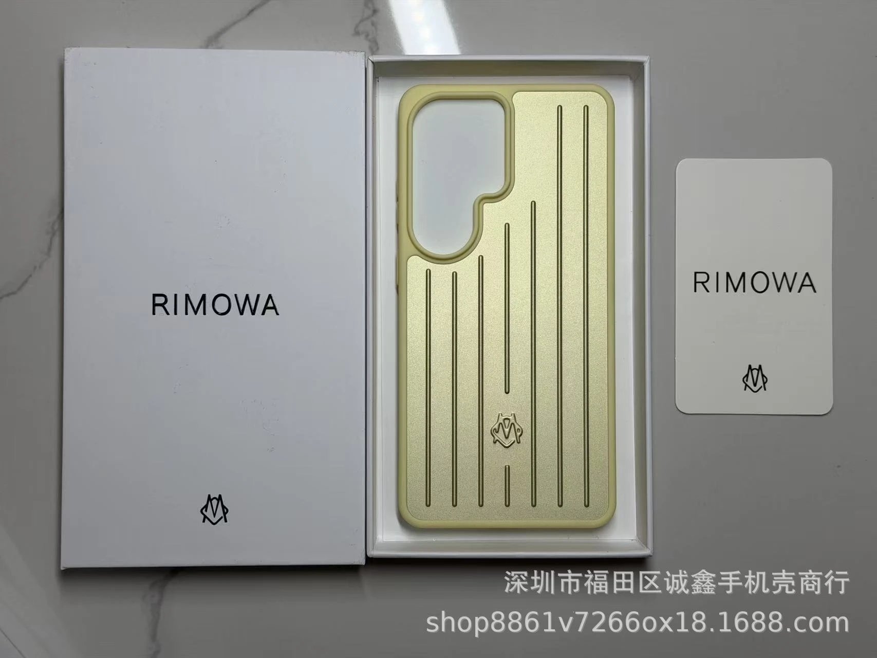 Rimowa Phone Case Gold Vertical Stripe Phone Case Phone Accessories - 10